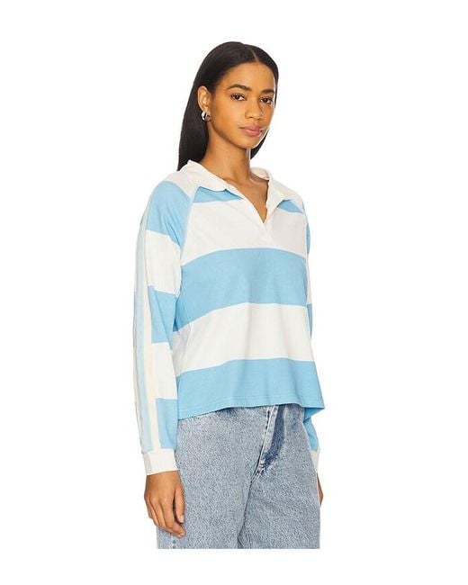 Araminta James Blue Polohemd Jeannie Rugby