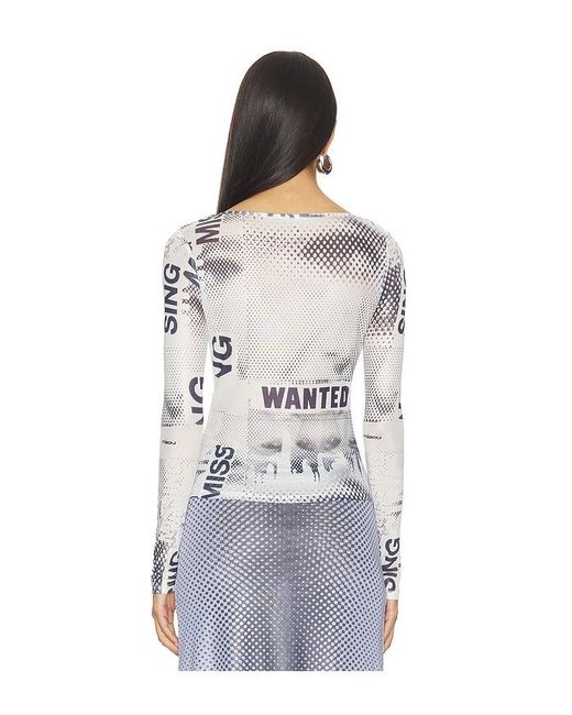 Miaou White Amelia Top