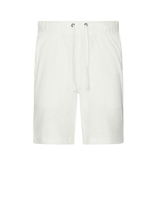 Onia White Towel Terry Pull-on Short for men