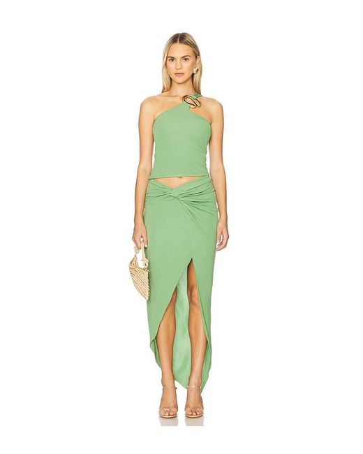 Cult Gaia Green Ania Top