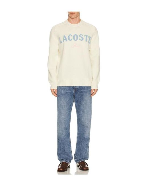 Lacoste Blue Logo Pullover Sweater for men