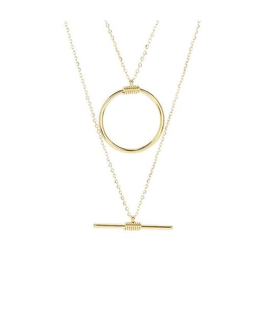 petit moments Devin レイヤードネックレス White