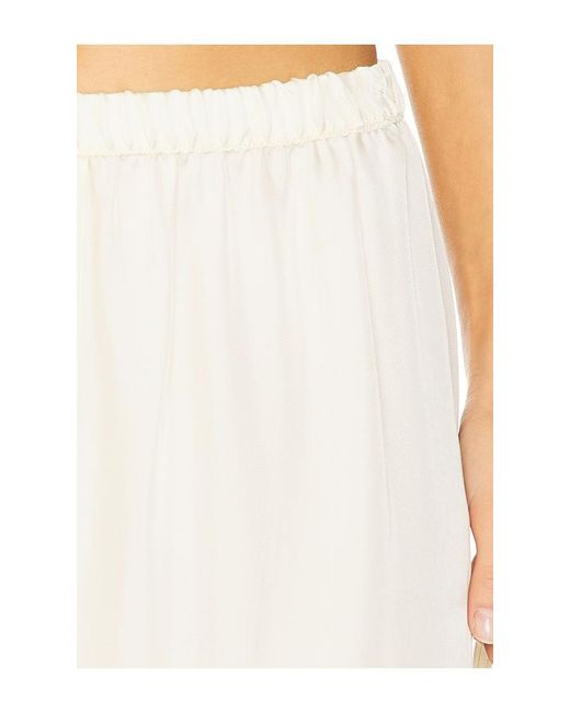 Enza Costa White Fluid Pant