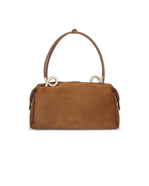 Cult Gaia Brown Azariah Satchel