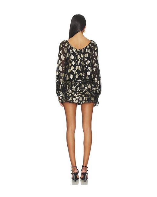 Amanda Uprichard Black Dallas Romper