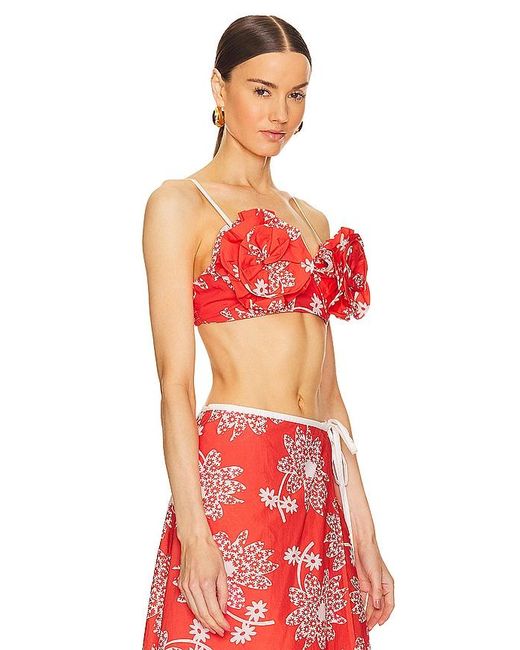 Ciao Lucia Red Ailani Top