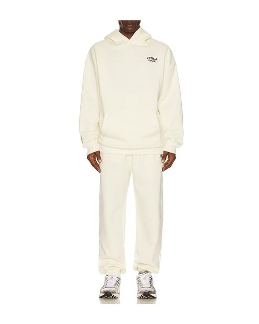 Huega House White Icon Sweatpants for men