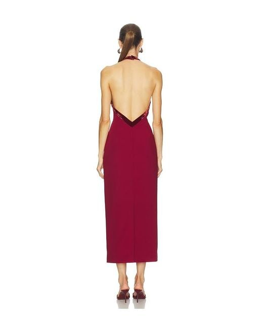 L'academie Red 'Academie Lali Maxi Dress