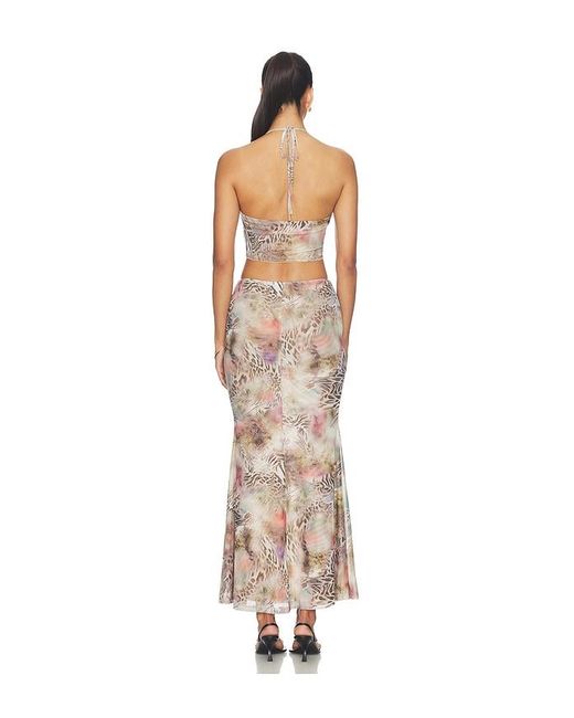 superdown White Tia Maxi Skirt Set