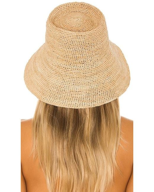 Janessa Leone Black Felix Packable Hat