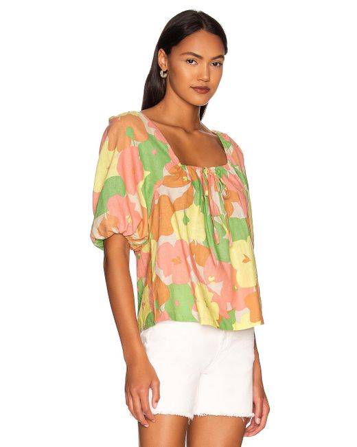 Sanctuary Linen Perfect Time Top in 