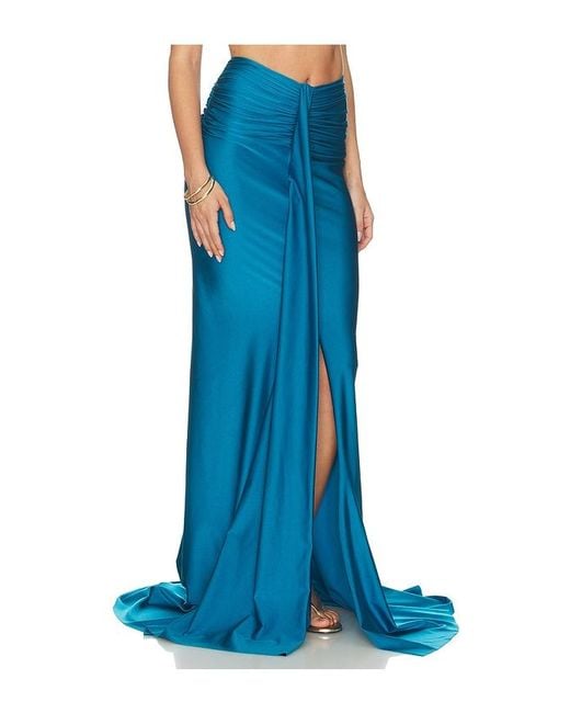 Shani Shemer Blue Marcella Maxi Skirt