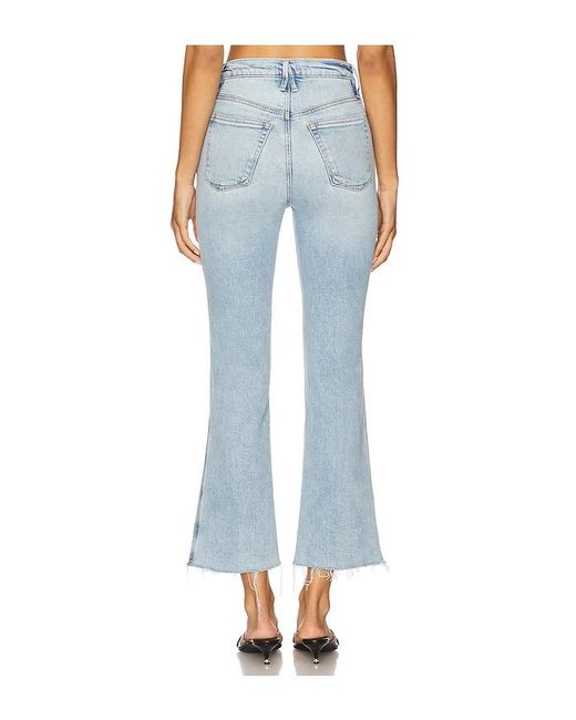 GOOD AMERICAN Blue Good Standard Kick Flare Jeans