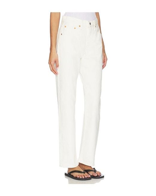 Levi's White Easy Dad