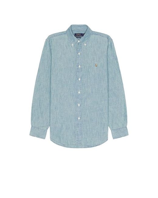 Polo Ralph Lauren Blue Denim & Chambray Sport Shirt for men