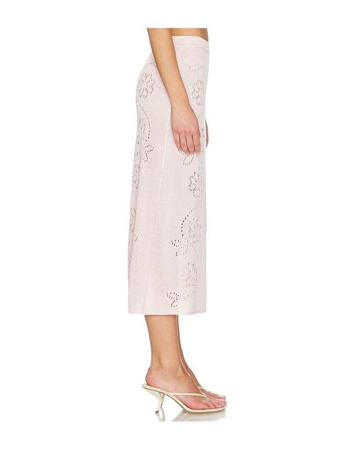 Calle Del Mar Multicolor Vine Floral Skirt