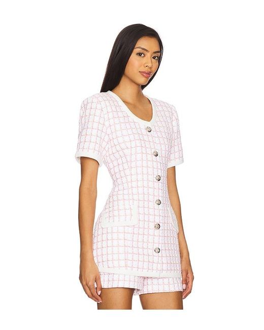Chaqueta Frances En Color Rosado Talla En Maude Club de color White