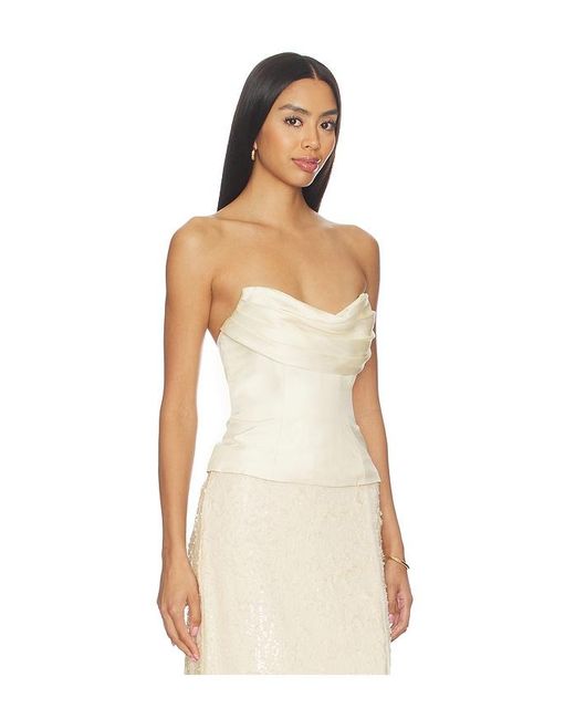 Misha Natural The Volta Silk Bustier