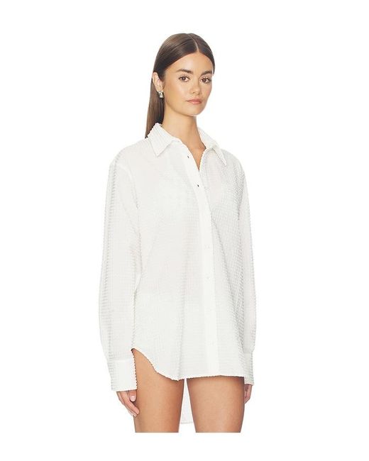 Hunza G White Resort Shirt