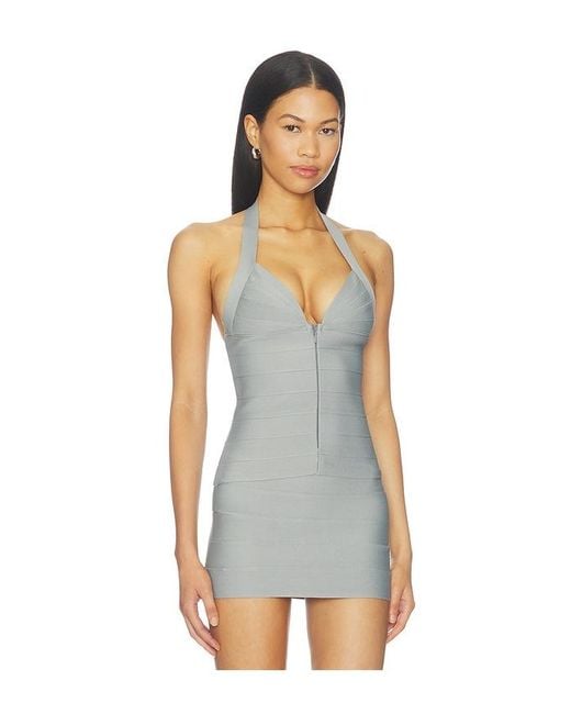Nii HAI Blue Bandage Halter Top