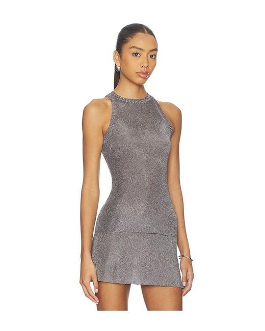 GUIZIO Metallic Millie Top