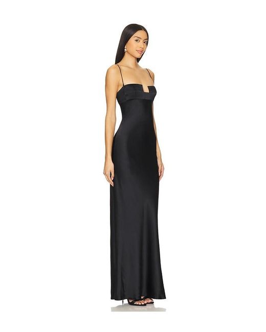 Bevza Black Square Bra Dress