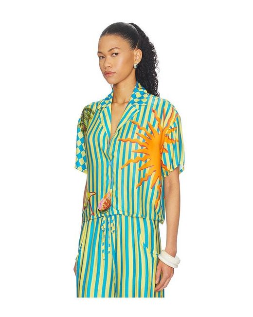 Maaji Green Tropic Camouflage Octavia Shirt