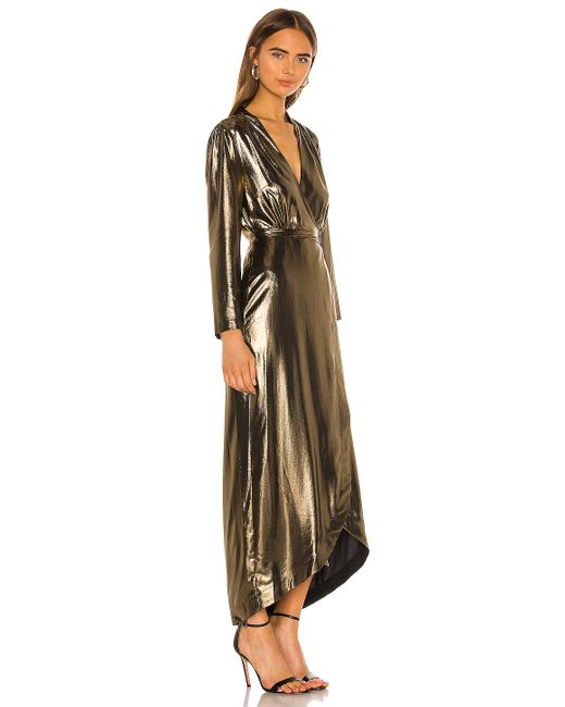 L'Agence Synthetic Reliah Gold Lamé 