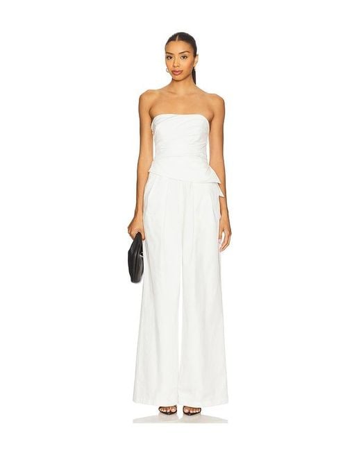 Et Ochs White Loren Jumpsuit