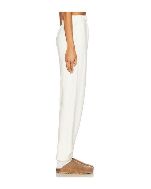 ÉTERNE White Classic Sweatpant