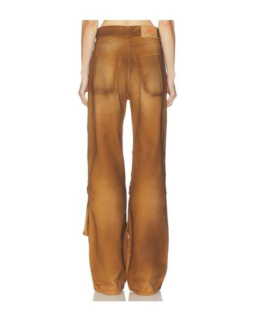 MSGM Natural Overdyed Spray Pant