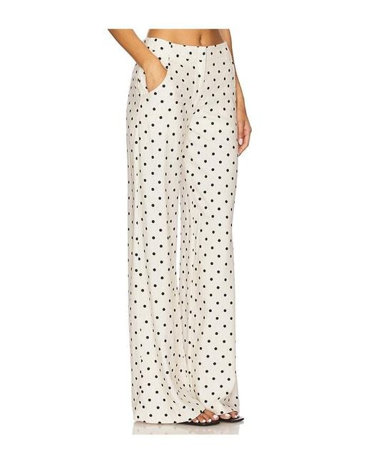 Amanda Uprichard White Saddler Pants