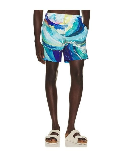 Trunks Surf & Swim Blue Sano 6.5 Swim Short for men