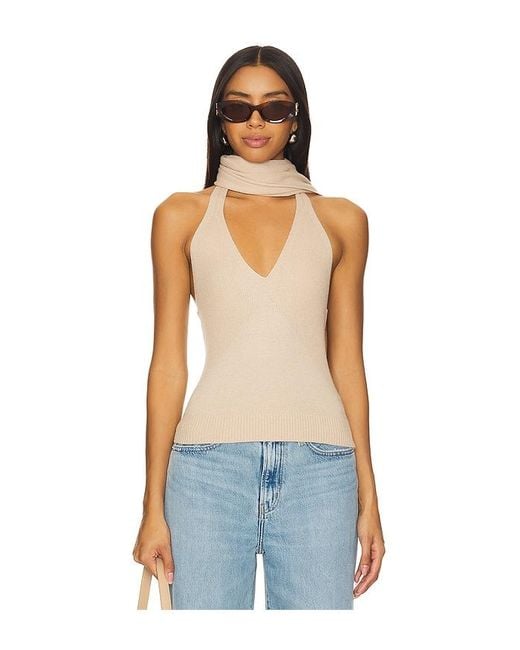 Lovers + Friends Blue Aurel Top
