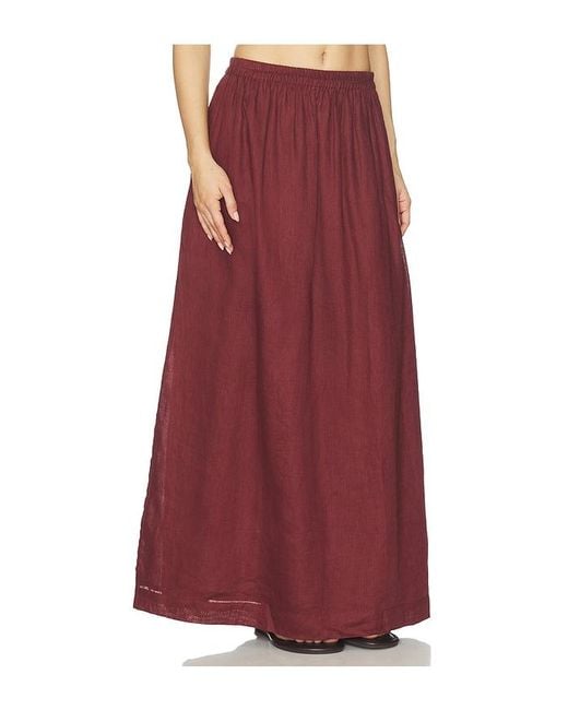 Mikoh Swimwear Red Ciel Maxi Skirt