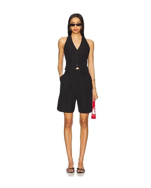 Lovers + Friends Black Alysson Top