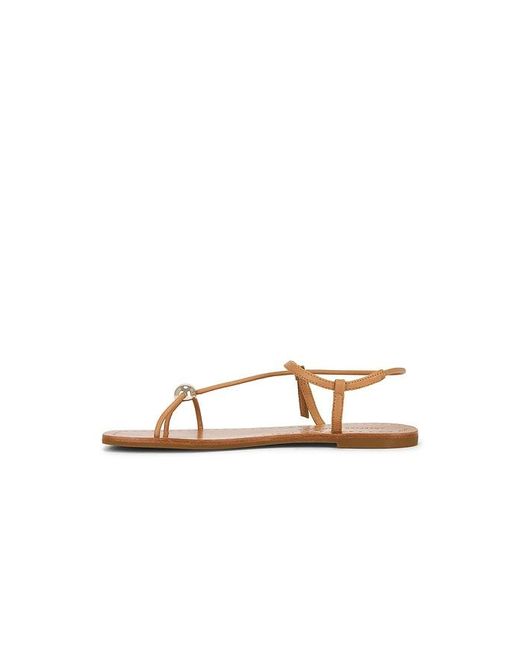 Loeffler Randall Natural Lara Strappy Flat Sandal