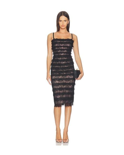 Hervé Léger Black The Dara Dress
