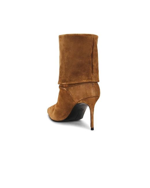 Black Suede Studio Brown Simone 80 Boot