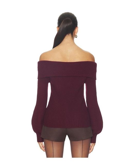 Astr Purple Tilde Sweater