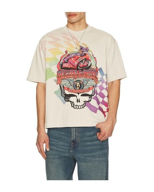 Market Natural X Grateful Dead Stealie Moto Bear T-Shirt for men