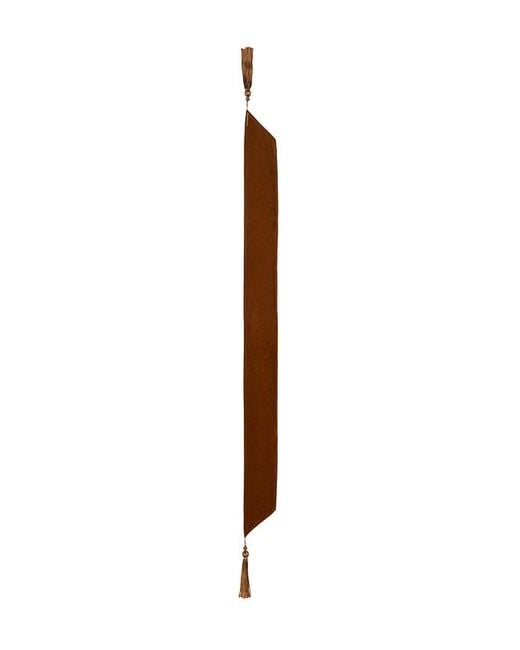 Zimmermann Brown Velvet Neck Scarf