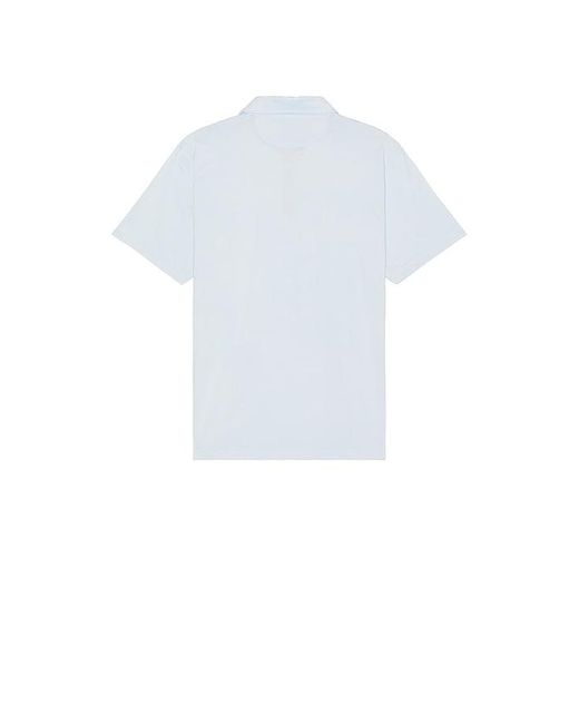 Chubbies Blue The Baby Bell Performance Polo for men