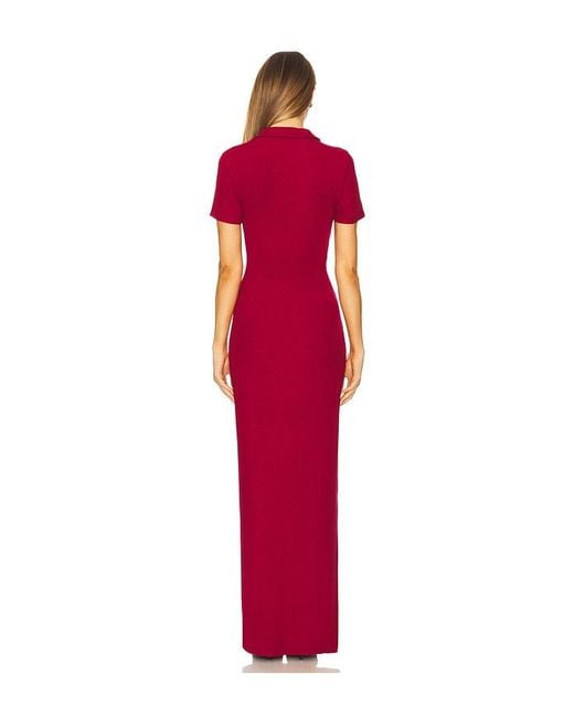 Lovers + Friends Red Margo Polo Maxi Dress