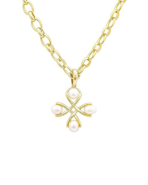 Kendra Scott Metallic Everleigh Pearl Pendant Necklace