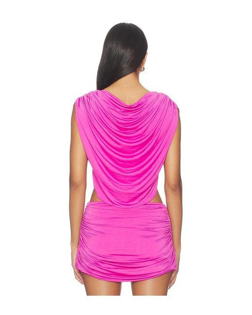 Amanda Uprichard Pink Amika Top