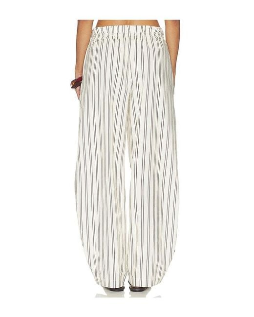 WeWoreWhat White Adjustable Waist Pant