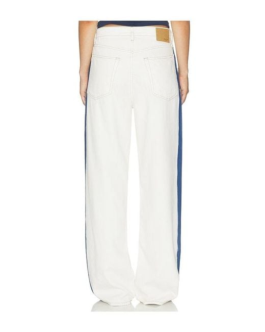 Rag & Bone White Featherweight Logan Wide Jean
