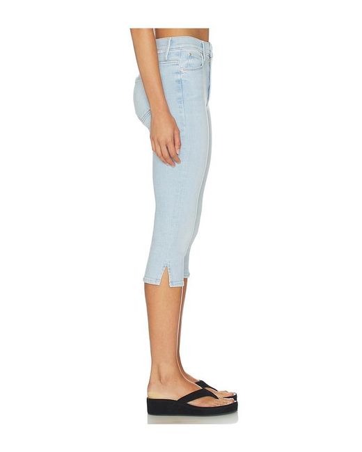 Mother Blue The Stunner Zip Bunny Snip Jeans