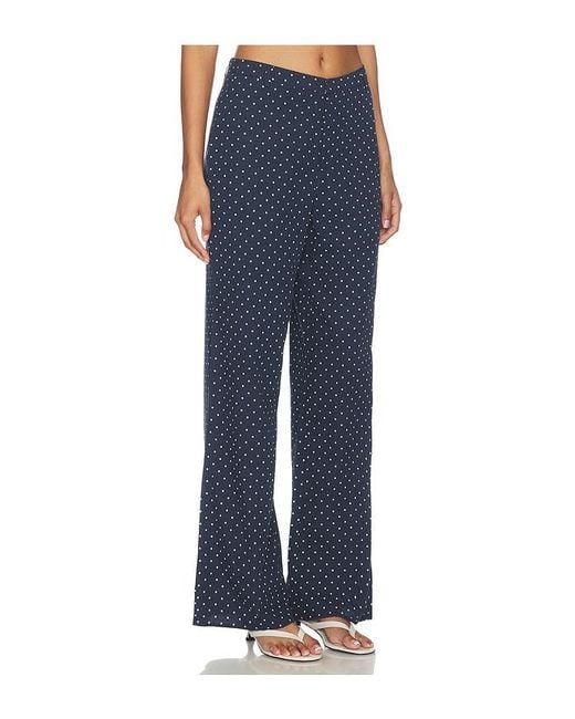MORE TO COME Blue Chantelle Pant